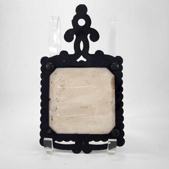 Vintage 1970s Pineapple & Lemonade Pitcher Cast Iron Trivet Retro Kitchen Decor - Picture 5 of 8